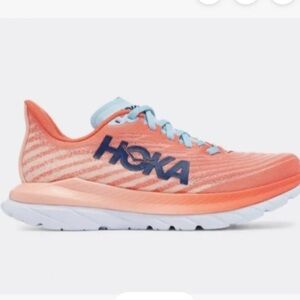 Hoka Women's Mach 5  Coral Athletic Shoes Size 9
